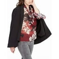 thumbnail image 2 of Rachel Roy Womens Tuxedo Cape Jacket, Black, Small, 2 of 3