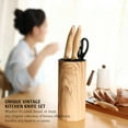 thumbnail image 2 of Juego de Cuchillos de Cocina hecef de 6 Piezas con Bloque - Acero, 2 of 11