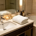 thumbnail image 4 of Cotton Wash Cloth, 14x14 Inch Highly Absorbent and Soft Feel Fingertip Towels, Machine Washable Washcloths for Bathroom, Gym, Hotel, Spa and Kitchen, 7 Colors, 4 of 6