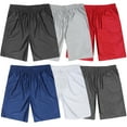 thumbnail image 3 of Men's 5-Pack Lightweight Breathable Moisture Wicking Mesh Shorts, 3 of 7