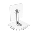 thumbnail image 2 of 8 Pcs Adhesive Furniture Wall Anchors No Drill Furniture Fixed Stickers for Bookcase Dresser Shelf Cabinet, 2 of 3