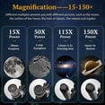 thumbnail image 4 of Duomishu Telescopes for Kids Beginners Adults 70mm/300mm Astronomy Refractor Telescope, 4 of 10