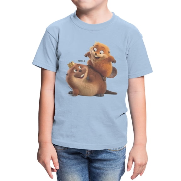 Disney Pixar Hoppers Main Duo Youth T Shirt (Light Blue, XS-XL)