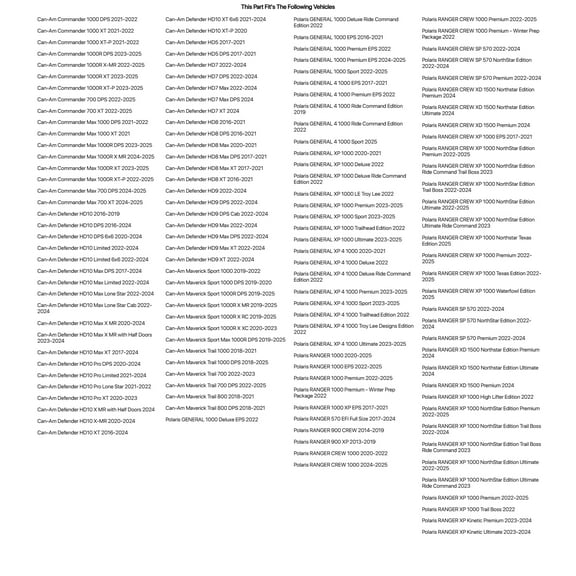 Tusk Heavy Duty Adjustable Flag Mount Pro-Fit Roll Cages For POLARIS GENERAL XP 4 1000 Sport 2023-2024