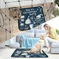 thumbnail image 7 of Qxltty Cute Doodle Christmas Party Cat litter Pads Pet Set of 3 Diaper Mats Center Anti-leakage Layer Absorbent Soft and Comfortable, 7 of 7
