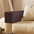 thumbnail image 6 of Elastic Sofa Armrest Cover | Stain-Resistant Thick Polyester Fabric | Ultra Soft Protector Gray, Brown, Blue, White, Coffee | Fits 19-22in | Machine Washable Durable Home Decor, 6 of 7