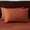 Terracotta, variant on TOSMO Linen Pillowcase, 100% French Flax Stone Washed Pillowcases Envelope Closure, Set of 2, 2 Pillow Cases (Natural Linen, Queen 20 x 30 inches)