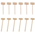thumbnail image 1 of 40Pcs Mini Seafood Wooden Hammers Practical Crab Lobster Round Oval Cake Mallets, 1 of 6