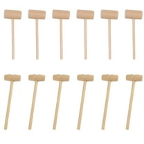 LOLIPPYY 40Pcs Mini Mallet Tool for Lobster Eating Tools Round Log Color Practical Design