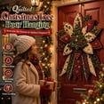 thumbnail image 2 of Fountwell Christmas Quilted Door Hanging Kit DIY Sewing Patchwork Decor Craft Gift for Adults, 2 of 7
