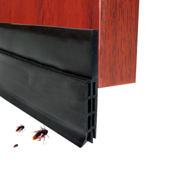 2 Pack Door Draft Stopper Under Door Sweep Weather Stripping Noise