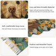 thumbnail image 5 of FORMRS Womens Scarf Winter Soft Long Big Warm Shawls Wrap Tassel Scarves, Flowers and Dog, 5 of 9