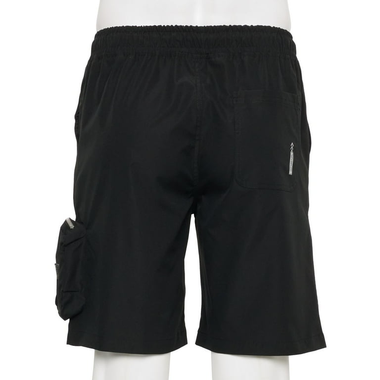 Men's GTL4 Side Pocket Tech Shorts Color: Black Size: M