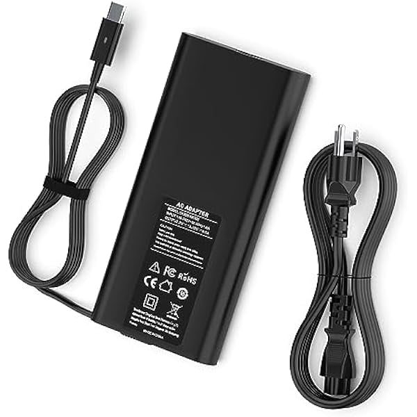 wonima11 130W USB-C AC Power Adapter Compatible with Dell XPS 15 9500 17 9700 Latitude 7210 7310 7410 9410 9510 5420 5520 Precision 3550 3551 3560 5530 5550 5750 2in1 Charger Supply Power Cord