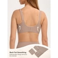 thumbnail image 5 of LUCKMEEY Deep V Wireless Bras for Women Seamless Full Coverage Push Up Everyday Bra S-3XL, 5 of 6
