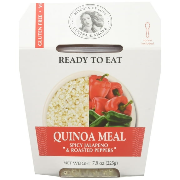 Cucina & Amore Quinoa Meal Spicy Jalapeno & Roasted Peppers - 7.9 OZ (Pack of 6)
