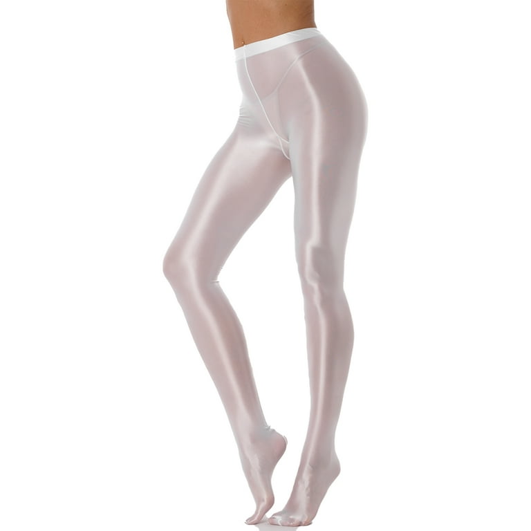CHICTRY Womens Glossy Thin Leggings Stretchy Shimmery Pantyhose Gymnastics  Tights