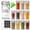 4oz*12, variant on Food Storage Jars 4oz*12 Clear Glass Airtight Swing Top Lid Pantry Organization
