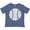 Indigo, variant on Inktastic Distressed Baseball in White Boys or Girls Toddler T-Shirt