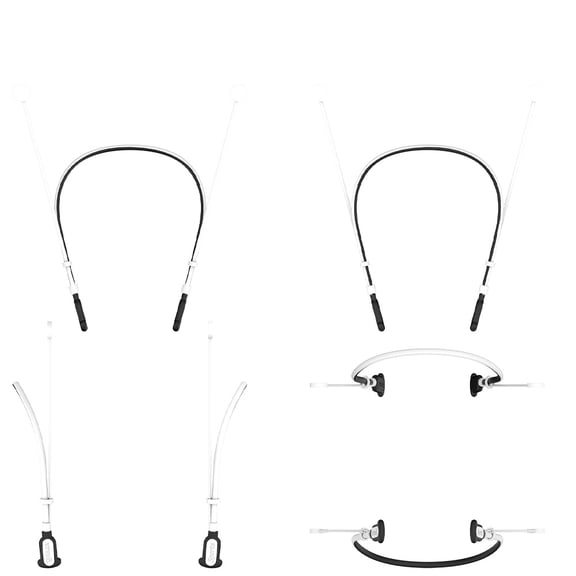 Anti-Lost Silicone Neck Strap for Google Pixel Buds 2a (2025)/Pro 2 (2024) Headphone - Sweatproof Sports Lanyard, Comfortable Earphone Holder Rope