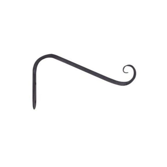 Green Thumb 89412GT Hanging Plant Hook, Angled, Black, 12-In. - Quantity 1