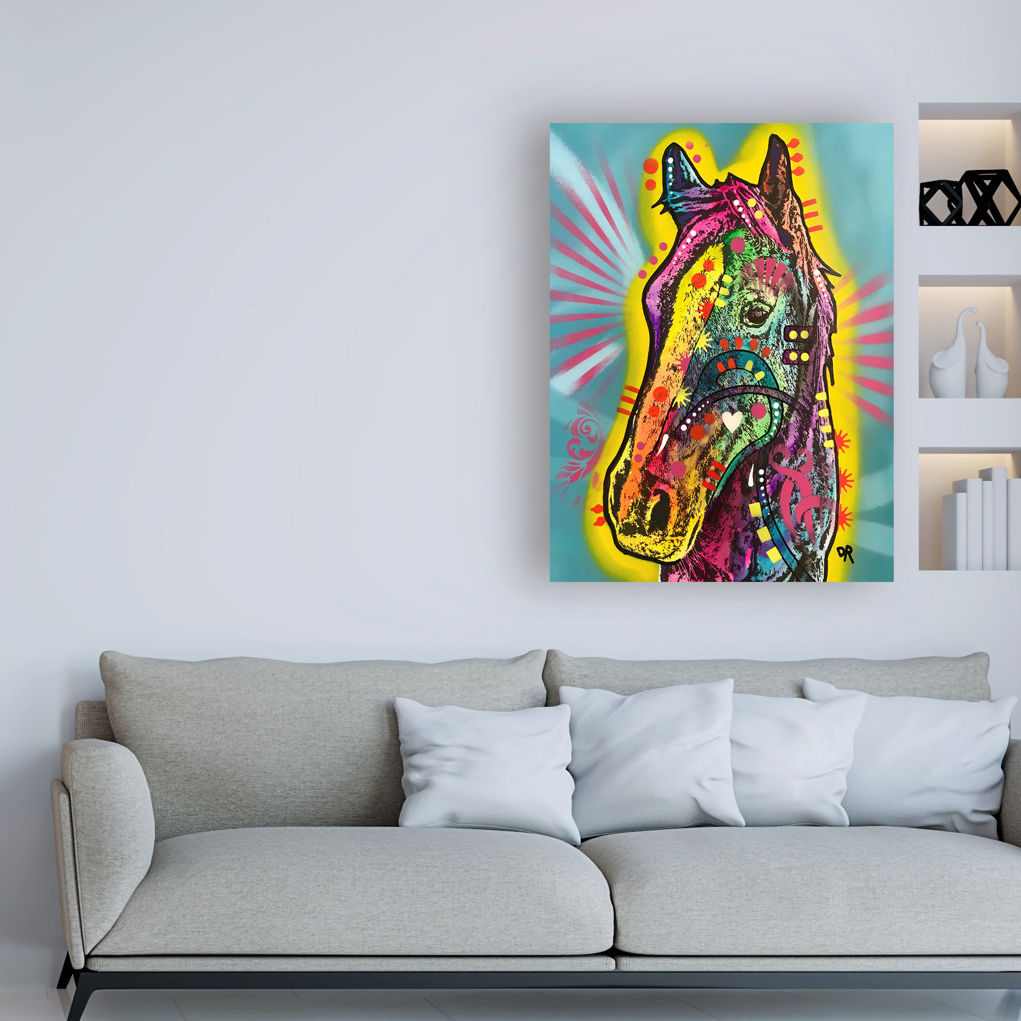 Trademark Fine Art 'Gift Horse' Canvas Art by Dean Russo