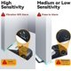 thumbnail image 3 of SDIGV Door Stopper Alarm with 120dB Siren, Floor Mount Type, Rubber Security Door Wedge for Home, Travel, 3 of 5