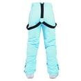 thumbnail image 4 of TrdSipl Womens Insulated Snow Pants Winter Warm Ski Bib Pant Outdoor Windproof Water Proofing Hiking Pants with Detachable Suspender, 4 of 4