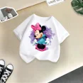thumbnail image 3 of Linda camiseta informal de algodón de Minnie de Disney para niños, ropa de verano, moda urbana, camiseta de cuello redondo para niñas, camiseta deportiva para niños, 3 of 5