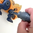 thumbnail image 2 of Channie's Dino Egg Triceratops Toddler Puzzle Toy, Nuts and Bolts Dinosaur Building Toy, Easter Favor, 2 of 6