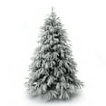 thumbnail image 6 of 6.5Ft Pre-Lit Mixed Snowy Branches Artificial Christmas Tree with Metal Stand, 6 of 8