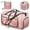 Pink, variant on DAKOMM Travel Duffel Bag 65L, Duffle Bag with Shoes Compartment, Foldable Travel Duffel Bags for Men Women, Large Packable Travel Bag Water Repellent & Tear Resistant (Black)