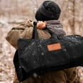 thumbnail image 3 of White Duck Outdoors Tuff Heavy Duty Waxed Tote Shape Canvas Log Carrier Bag - Black, 3 of 7