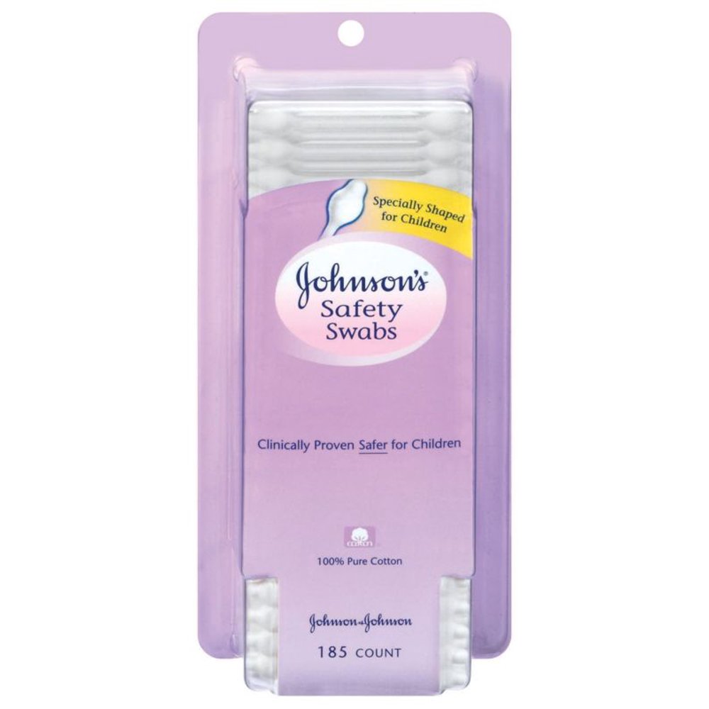 Johnsons Safety Swabs, Gentle Baby Ear Cleaning 185 Count Walmart
