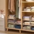 thumbnail image 5 of Huxidaja 5-Tier Stackable Closet Organizers, Foldable All-Metal Wire Storage Bins for Clothes & Pantry, White, 5 of 9