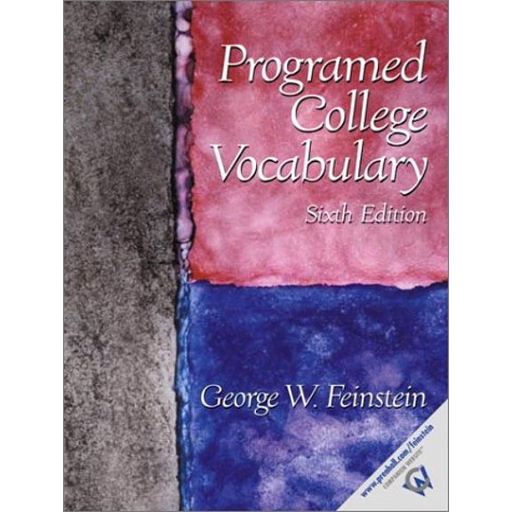 Pre-Owned Programed College Vocabulary (6th Edition) (Paperback) 0130282685 9780130282682