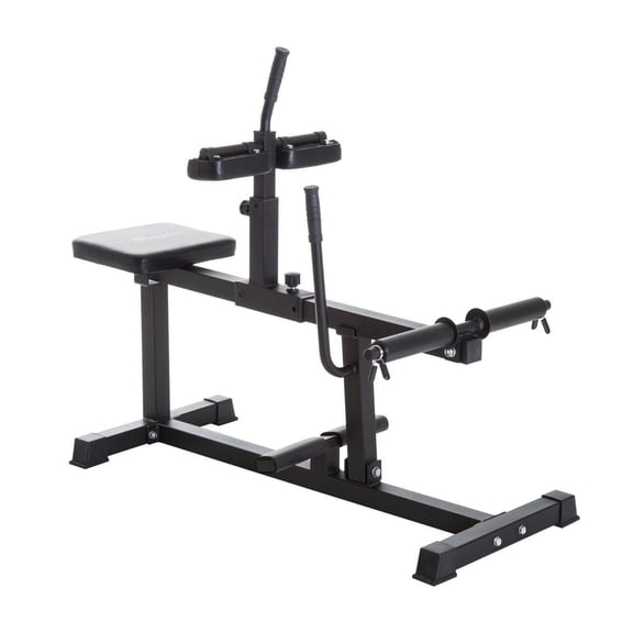 Steel Calf Raise Machine, Leg Press, Adjustable Strength Training Gym Equipment Black