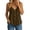 Brown, variant on Linen Tank Tops for Women Summer Solid Spaghetti Strap Button down V Neck Camisole Lightweight Tank Top Size L