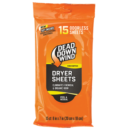 Dead Down Wind Dryer Sheets - 15 Count