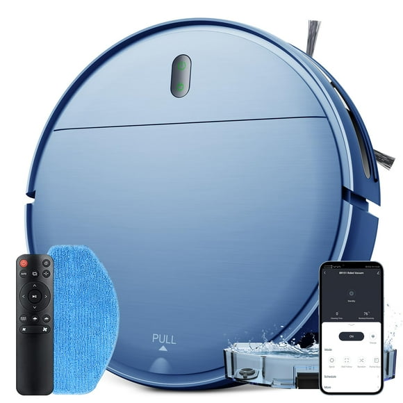 ZCWA Robot Vacuum and Mop Combo, 2 in 1 Mopping Robotic Vacuum with WiFi/App/Alexa, Robotic Vacuum Cleaner, Schedule Settings, Self-Charging, Ideal for Hard Floor, Pet Hair and Carpet