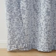 thumbnail image 4 of VCNY Home Leah Blue Leaf Grommet Light Filtering Curtain Panel, 54" x 84", 4 of 5