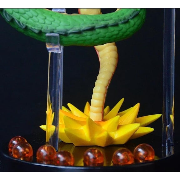 Resin Dragon Figurine Shenron with Crystal Balls Hot Deal Home Shelf & Tabletop Decoration Gift for Anime & Fantasy Lovers