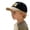 Black, variant on Girls Baseball Caps Breathable and Soft Sport Ball Cap Youth Flat Brim Fashion Outdoor Hats Beach Holiday Cap Navy One Size