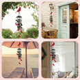 thumbnail image 2 of KEYAHAPPY Wind Chimes for Outside, Hummingbird Windchimes Outdoors, Durable Wind Chimes for Outdoors, Garden Decor & Yard Decor, Red, 2 of 6