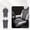 Black, variant on Universal Car Seat Cushion with Extended Leg Rest, All-Season Breathable Perforated Pad for Driver & Passenger Seat