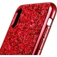 thumbnail image 4 of Compatible with iPhone Case,Crystal Diamond Glitter Bling Sparkly Soft Shockproof Cover for Women Girls Phone Case (Red,iPhone 13 Pro Max), 4 of 12