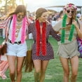 thumbnail image 6 of Scheam 5 Pcs Feather Boas Accessories 5 Ft Colorful Artificial Fluffy Boa Set Stage Costume Prom Clothing Decorations for Christmas Bachelorette Wedding Birthday Party (Multicolor C), 6 of 7