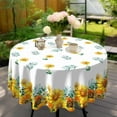 thumbnail image 3 of Sunflower Round Tablecloth 70inch,Tablecloth Waterproof and Wrinkle-Free, Boho Table Covers, Summer Decorations for Home, 3 of 7