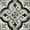 Gray/Black, variant on Mi Alma Vintage Floral Black/Gray Tile Stickers - Removable Vinyl 4x4, 24 pcs