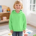 thumbnail image 3 of Girls Hoodies Kids Clothes Girls Hoodies & Sweatshirts Long Sleeve Pullover Solid Casual Outerwear Cozy Lined Hooded Sweater for Toddler to, 3 of 5